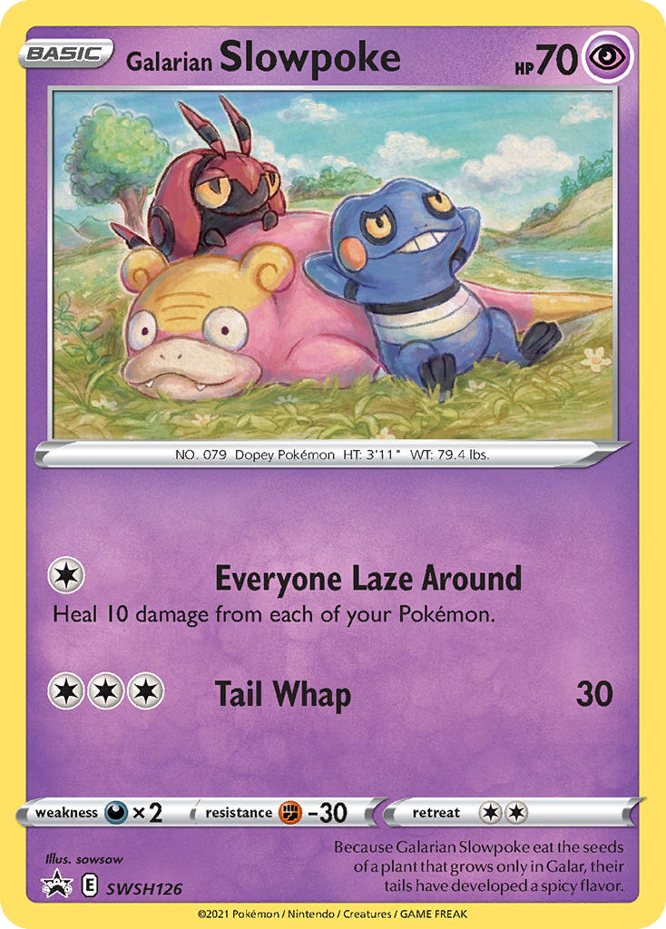 SWSH126/307 [PR-SW] Galarian Slowpoke - Promo