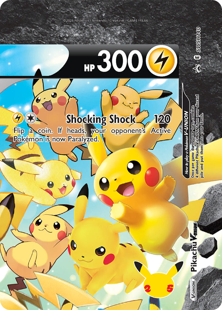 SWSH140/307 [PR-SW] Pikachu V-UNION - Promo