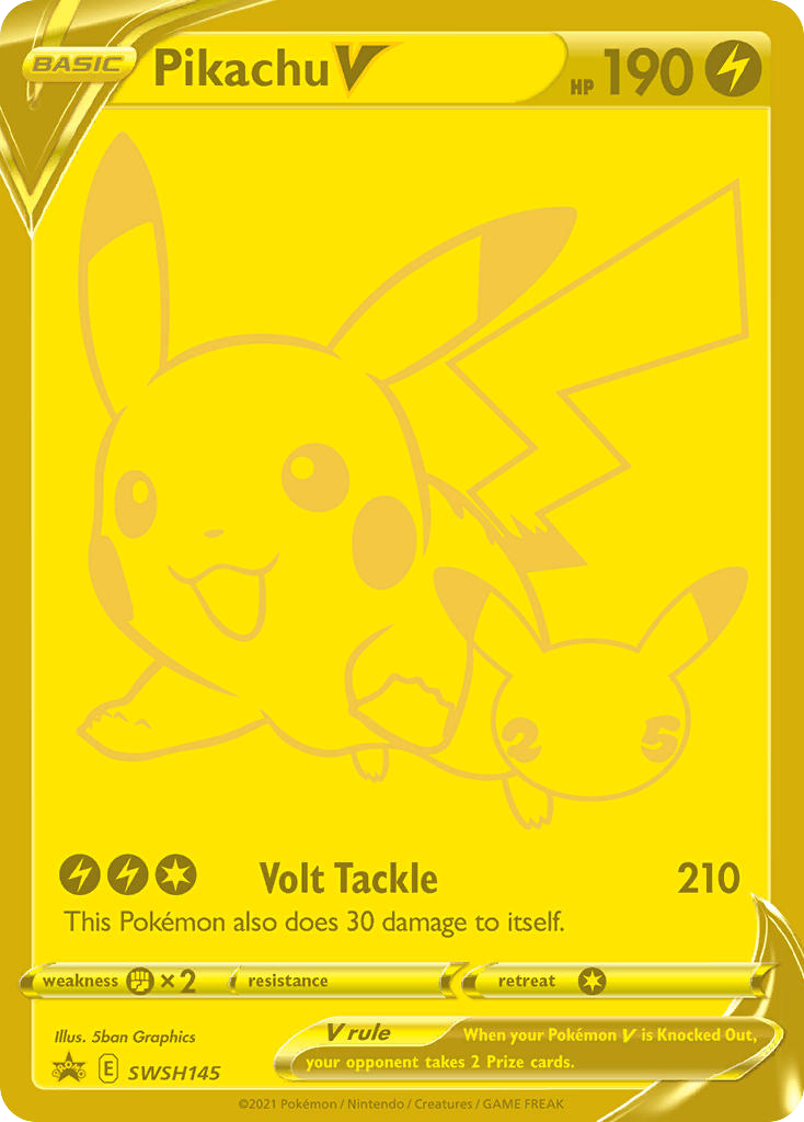 SWSH145/307 [PR-SW] Pikachu V - Promo