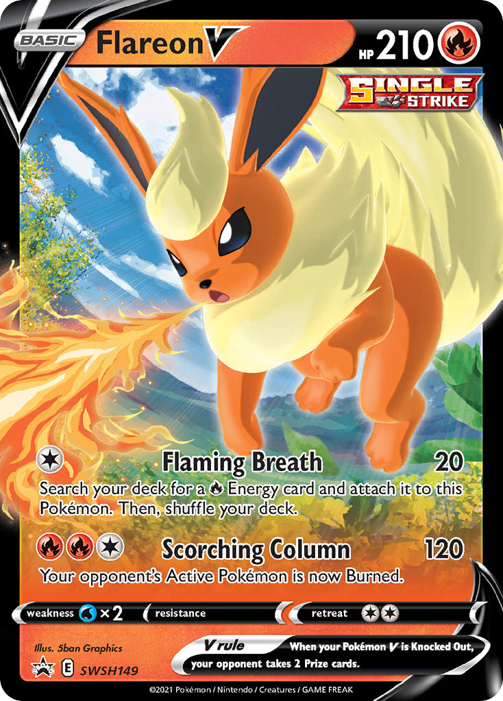 SWSH149/307 [PR-SW] Flareon V - Promo