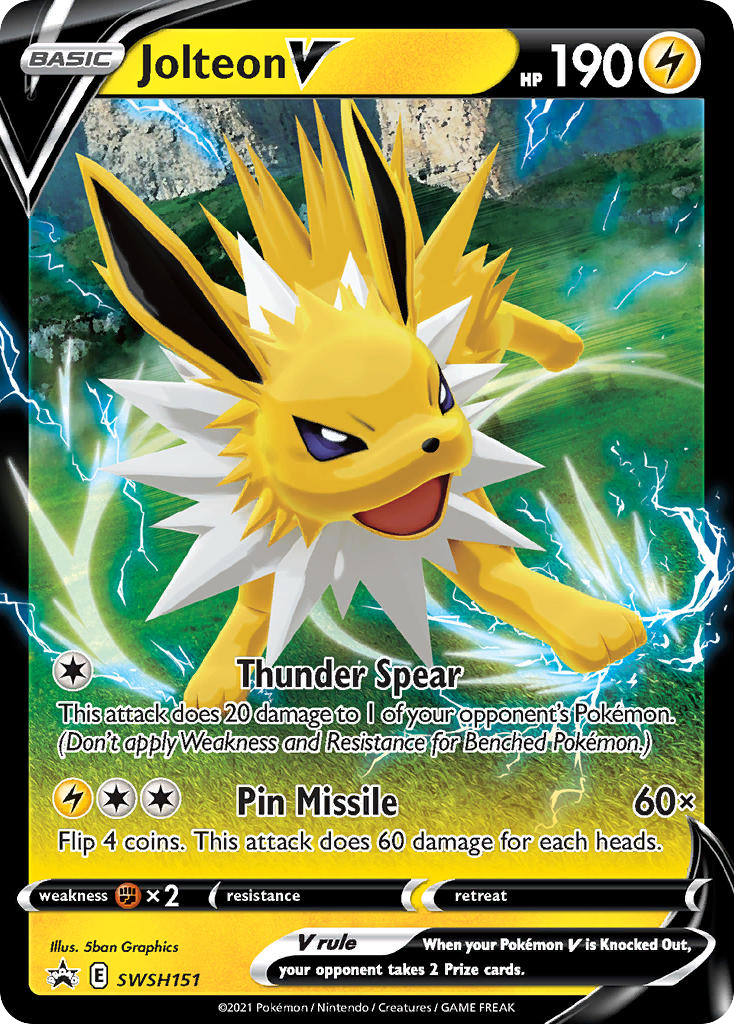 SWSH151/307 [PR-SW] Jolteon V - Promo