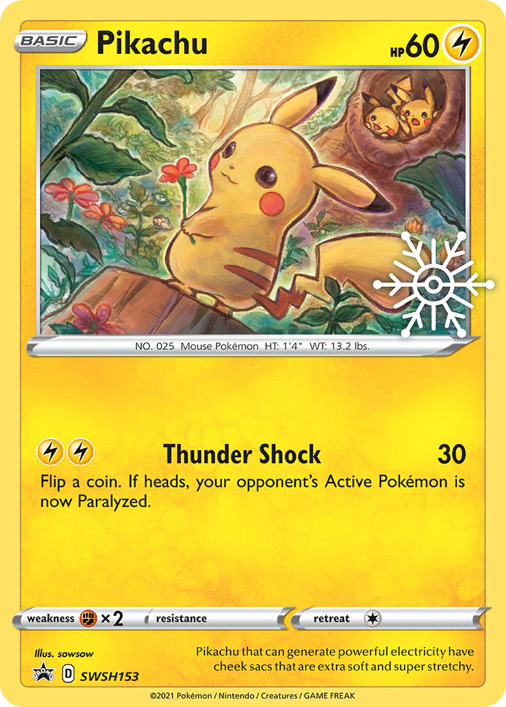 SWSH153/307 [PR-SW] Pikachu - Promo