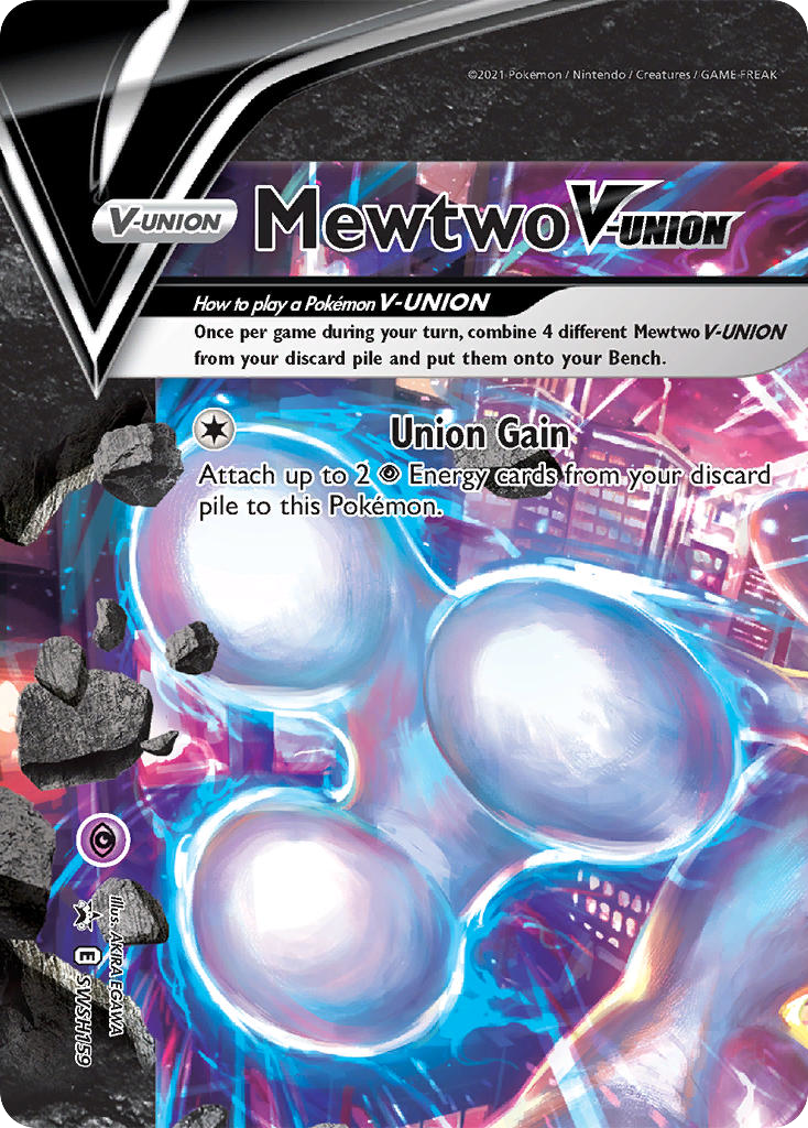 SWSH159/307 [PR-SW] Mewtwo V-UNION - Promo