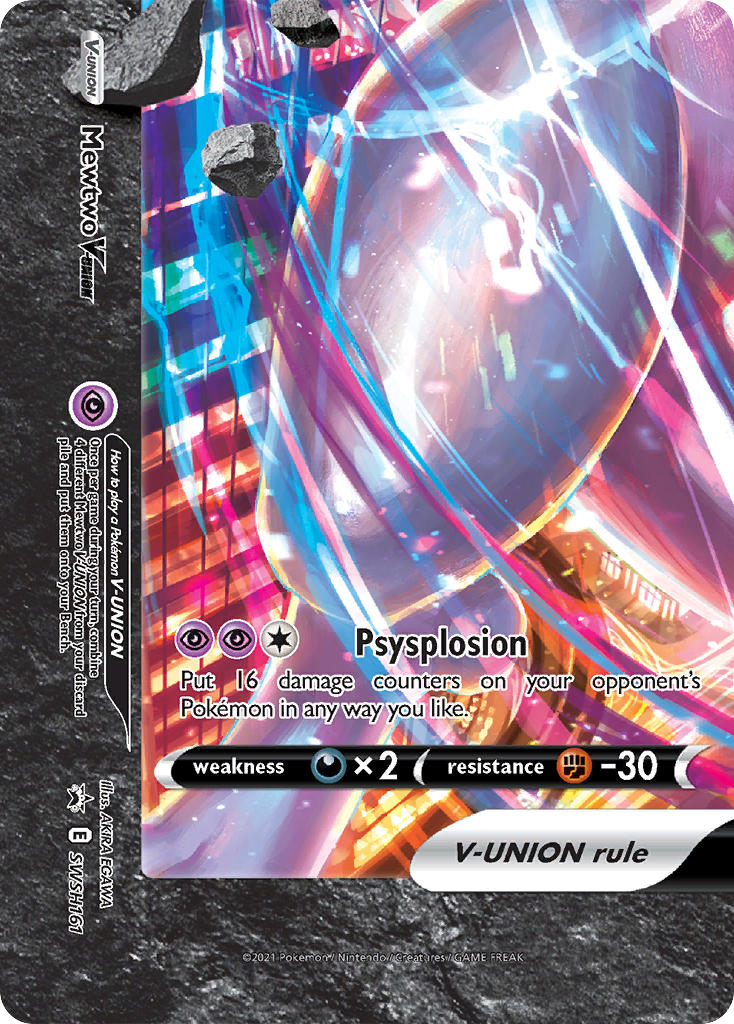 SWSH161/307 [PR-SW] Mewtwo V-UNION - Promo