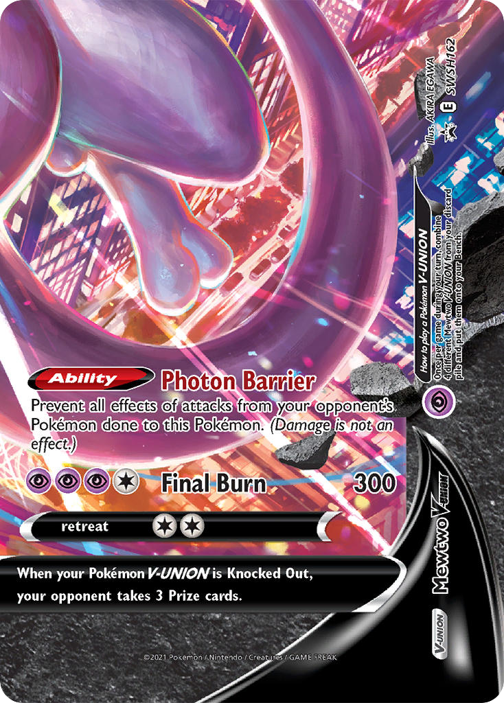 SWSH162/307 [PR-SW] Mewtwo V-UNION - Promo