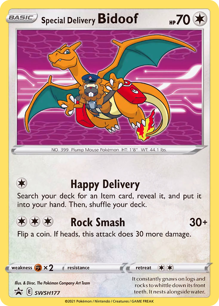 SWSH177/307 [PR-SW] Special Delivery Bidoof - Promo