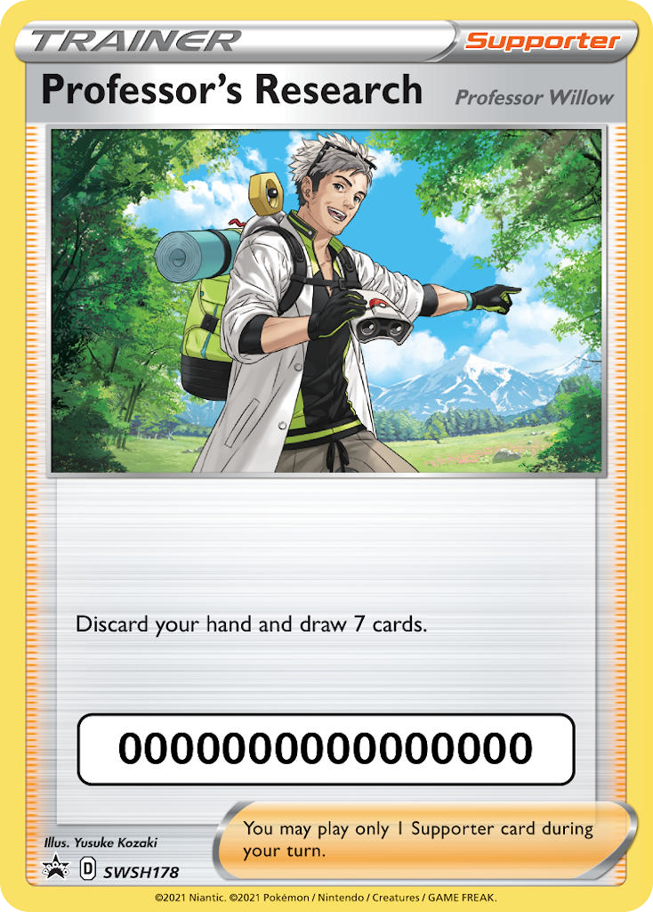 SWSH178/307 [PR-SW] Professor's Research - Promo