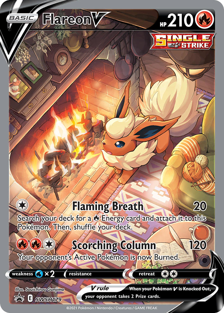SWSH179/307 [PR-SW] Flareon V - Promo