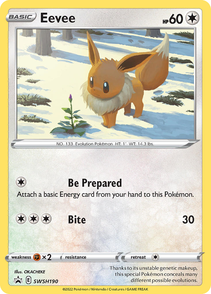 SWSH190/307 [PR-SW] Eevee - Promo