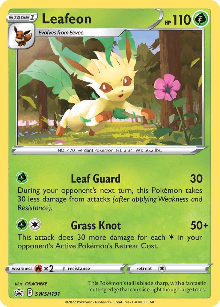 SWSH191/307 [PR-SW] Leafeon - Promo