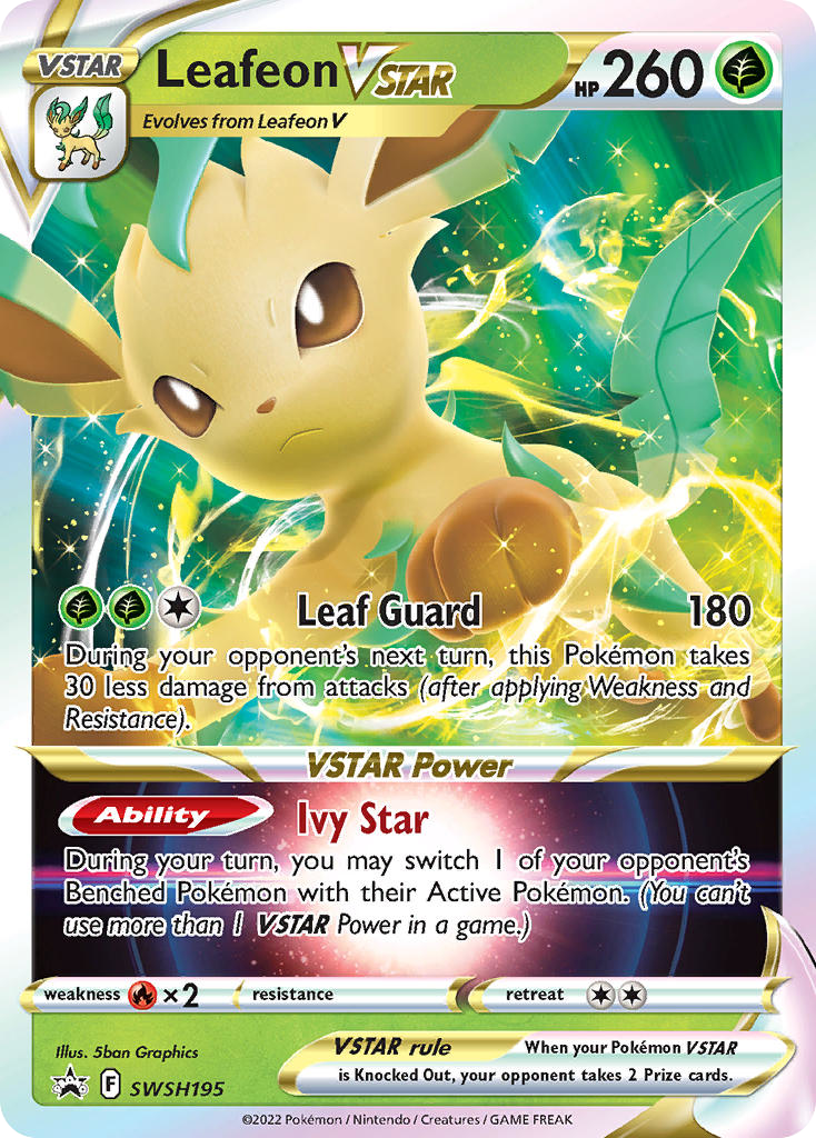 SWSH195/307 [PR-SW] Leafeon VSTAR - Promo