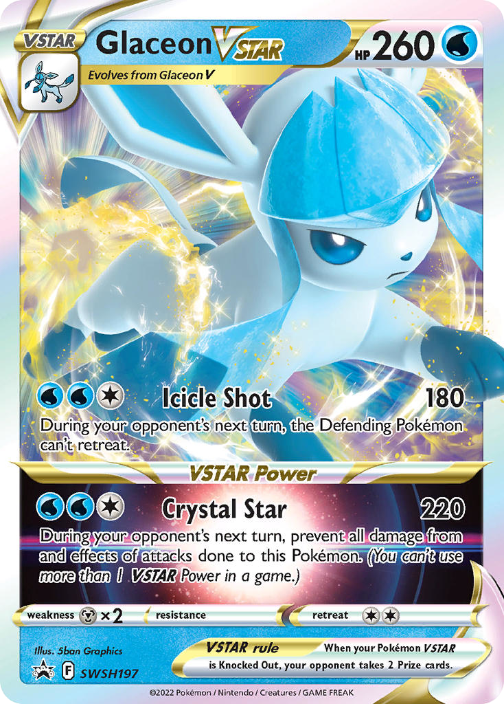 SWSH197/307 [PR-SW] Glaceon VSTAR - Promo
