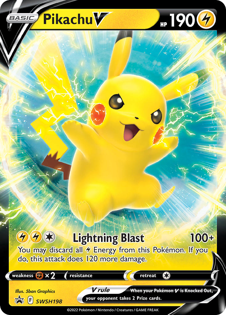 SWSH198/307 [PR-SW] Pikachu V - Promo