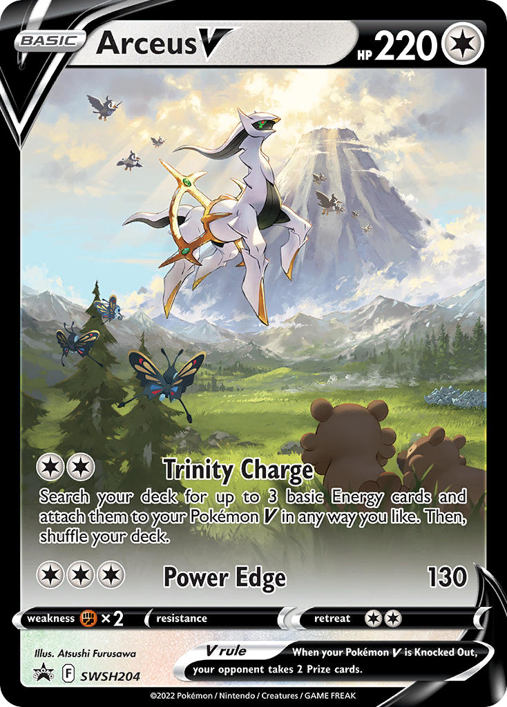 SWSH204/307 [PR-SW] Arceus V - Promo