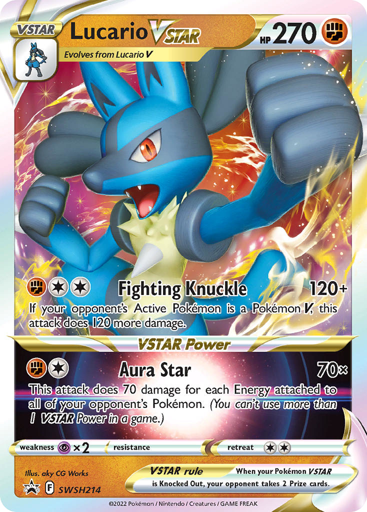 SWSH214/307 [PR-SW] Lucario VSTAR - Promo