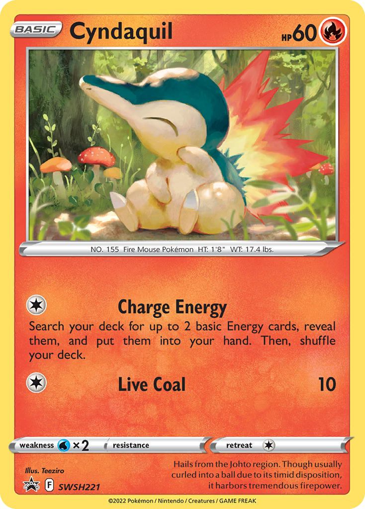 SWSH221/307 [PR-SW] Cyndaquil - Promo