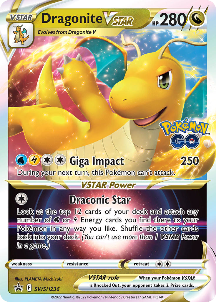 SWSH236/307 [PR-SW] Dragonite VSTAR - Promo