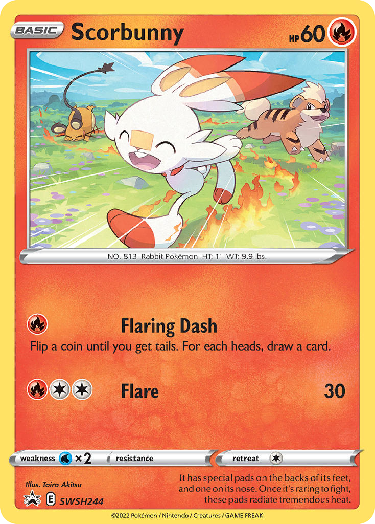 SWSH244/307 [PR-SW] Scorbunny - Promo