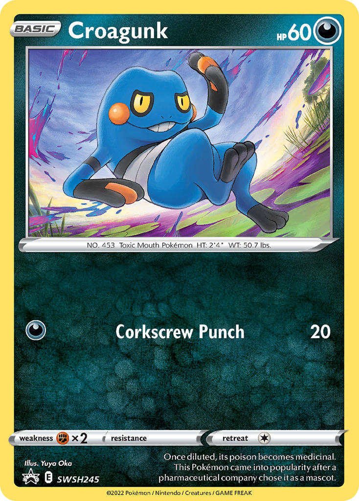 SWSH245/307 [PR-SW] Croagunk - Promo