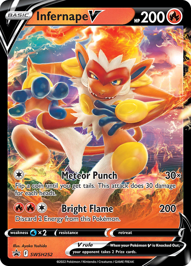 SWSH252/307 [PR-SW] Infernape V - Promo