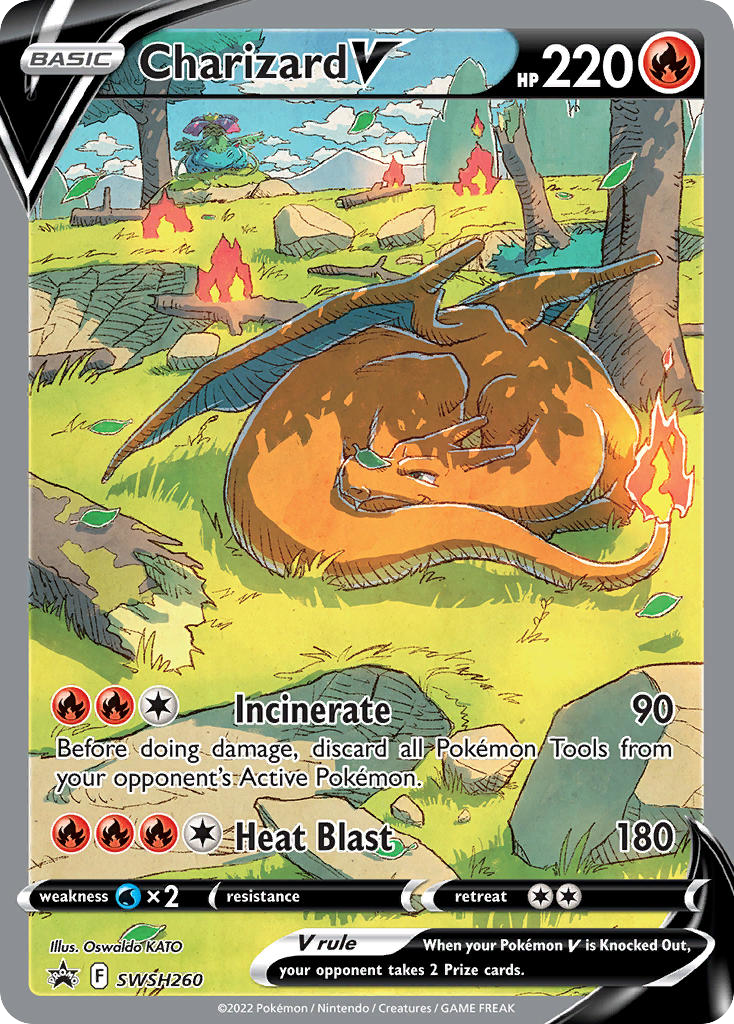 SWSH260/307 [PR-SW] Charizard V - Promo