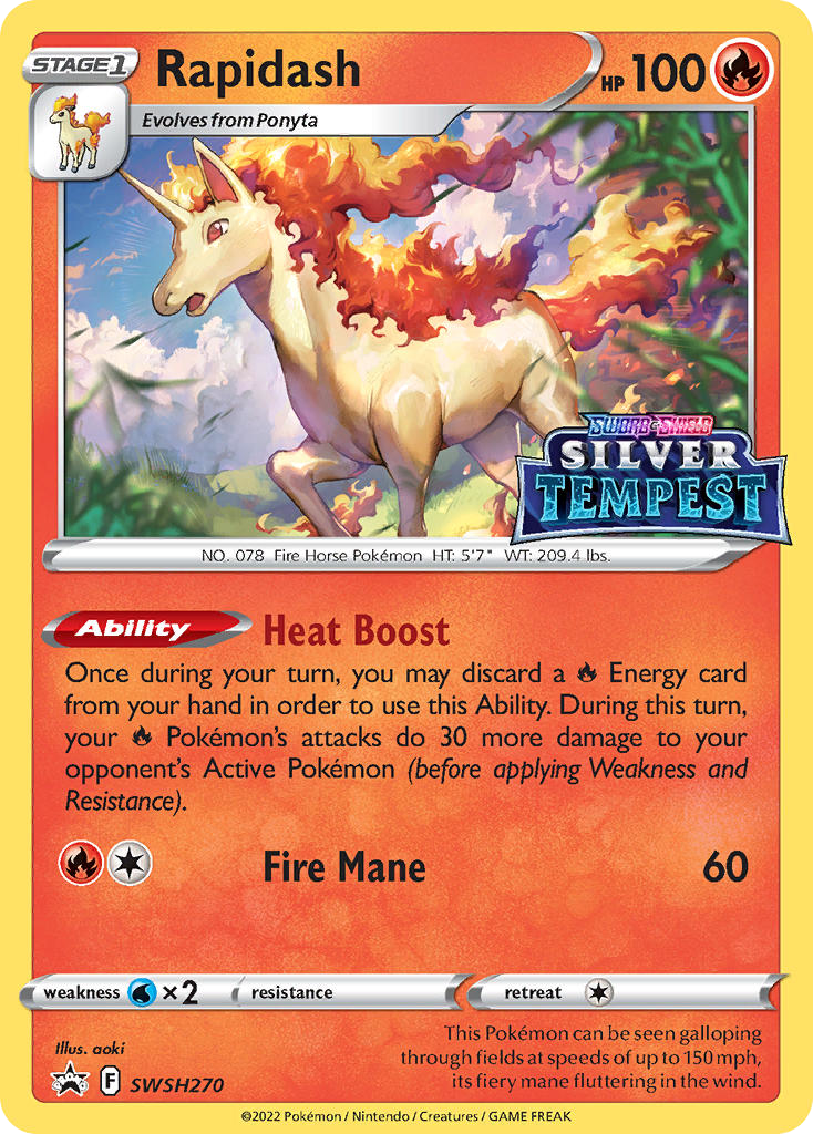 SWSH270/307 [PR-SW] Rapidash - Promo