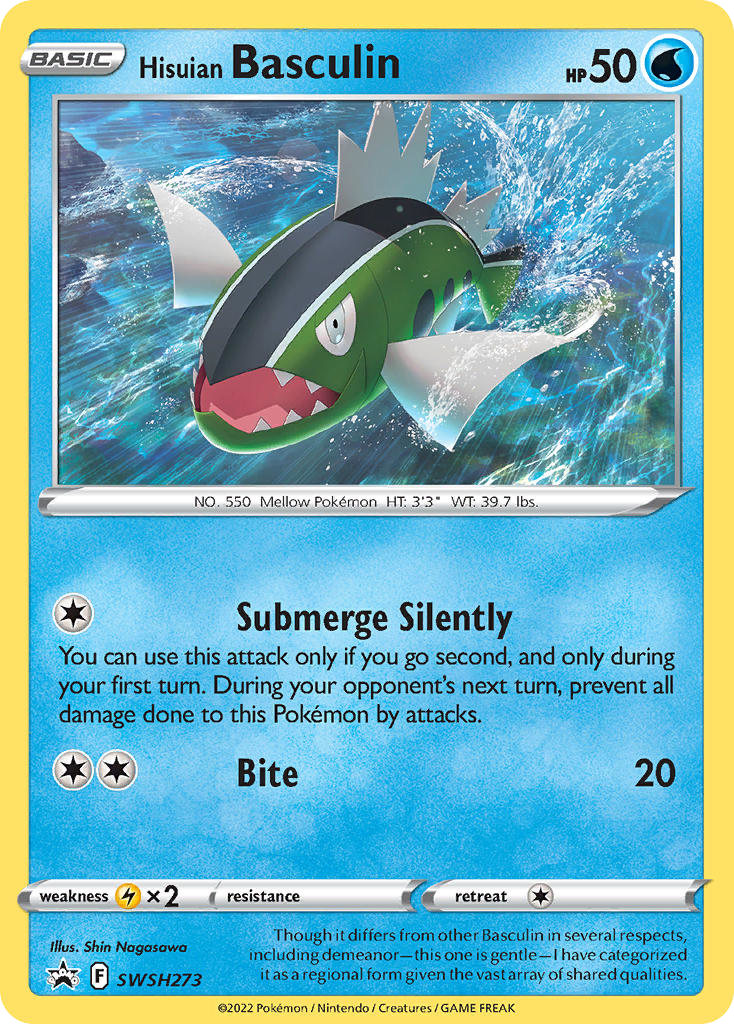 SWSH273/307 [PR-SW] Hisuian Basculin - Promo