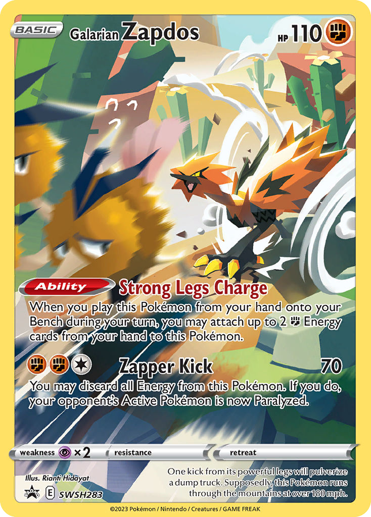 SWSH283/307 [PR-SW] Galarian Zapdos - Promo