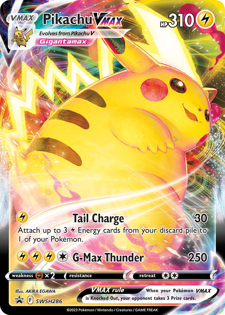 SWSH286/307 [PR-SW] Pikachu VMAX - Promo