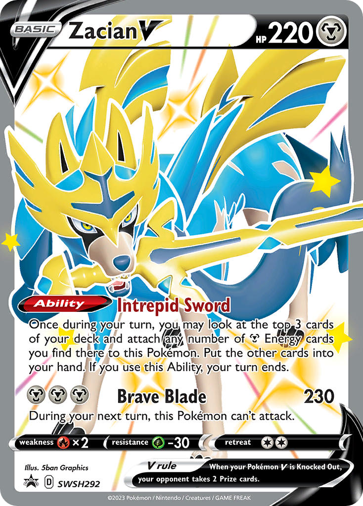 SWSH292/307 [PR-SW] Zacian V - Promo