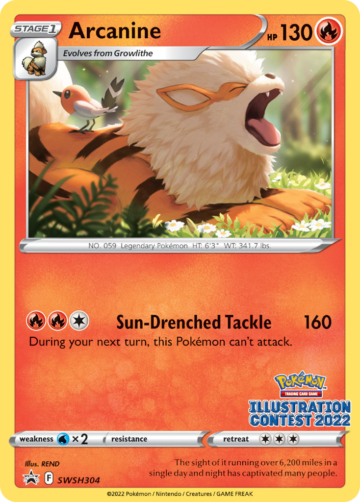 SWSH304/307 [PR-SW] Arcanine - Promo