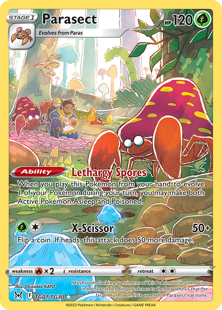 TG01/30 [LOR] Parasect - Trainer Gallery Rare Holo