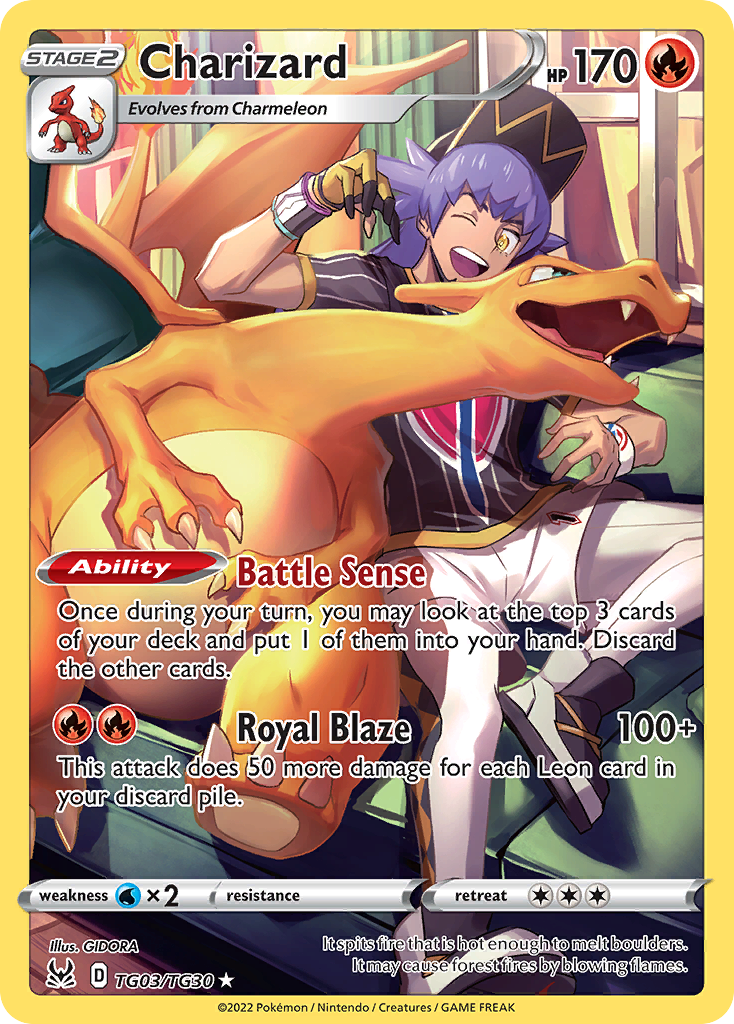 TG03/30 [LOR] Charizard - Trainer Gallery Rare Holo
