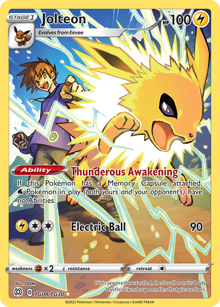 TG04/30 [BRS] Jolteon - Trainer Gallery Rare Holo