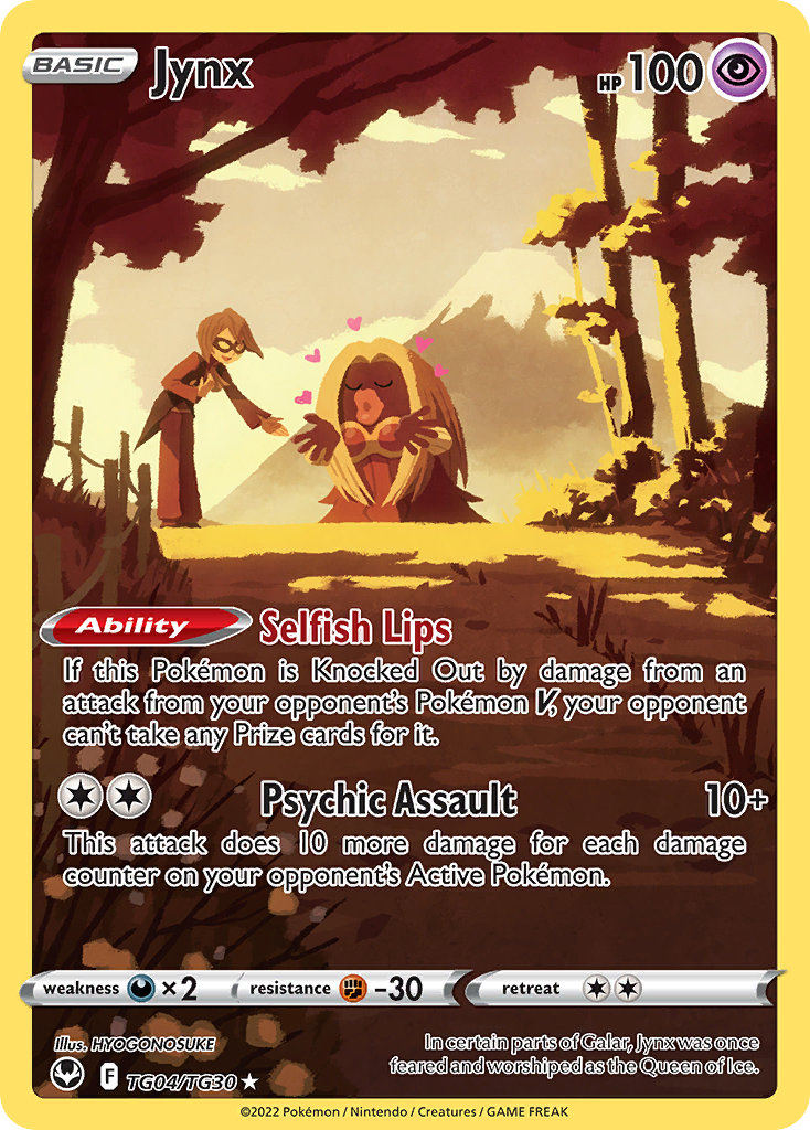 TG04/30 [SIT] Jynx - Trainer Gallery Rare Holo