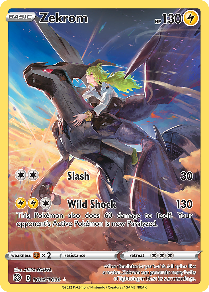 TG05/30 [BRS] Zekrom - Trainer Gallery Rare Holo