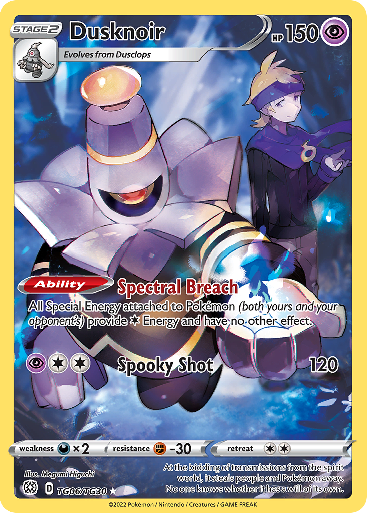 TG06/30 [BRS] Dusknoir - Trainer Gallery Rare Holo