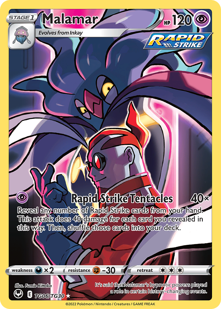 TG06/30 [SIT] Malamar - Trainer Gallery Rare Holo