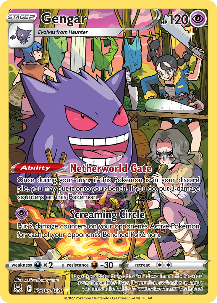 TG06/30 [LOR] Gengar - Trainer Gallery Rare Holo