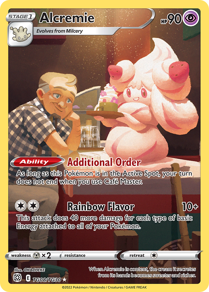 TG08/30 [BRS] Alcremie - Trainer Gallery Rare Holo