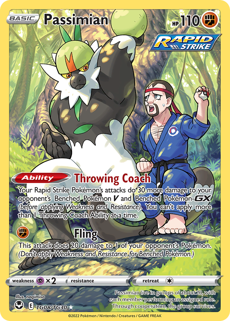 TG08/30 [SIT] Passimian - Trainer Gallery Rare Holo
