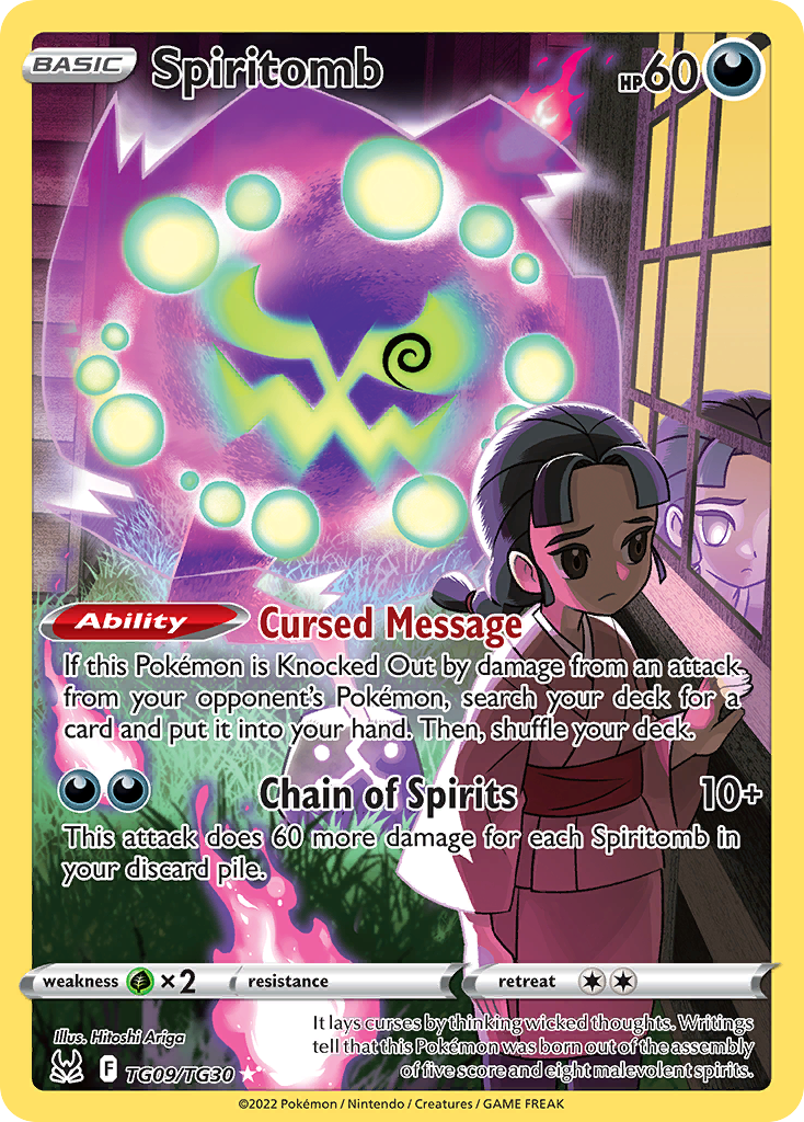 TG09/30 [LOR] Spiritomb - Trainer Gallery Rare Holo
