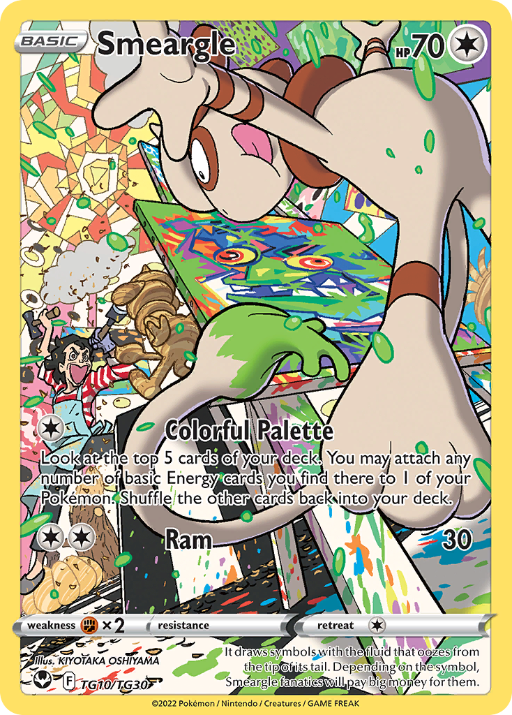 TG10/30 [SIT] Smeargle - Trainer Gallery Rare Holo