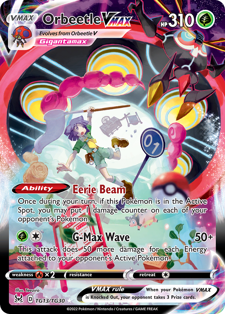 TG13/30 [LOR] Orbeetle VMAX - Rare Holo VMAX