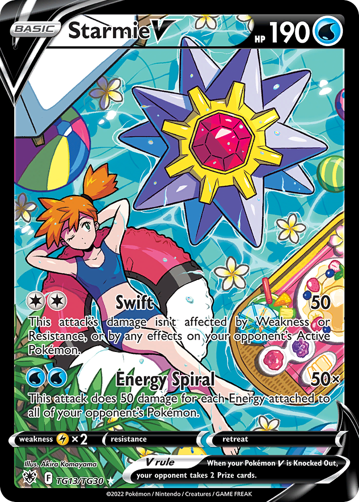 TG13/30 [ASR] Starmie V - Rare Holo V