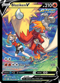 TG14/30 [SIT] Blaziken V - Rare Holo V