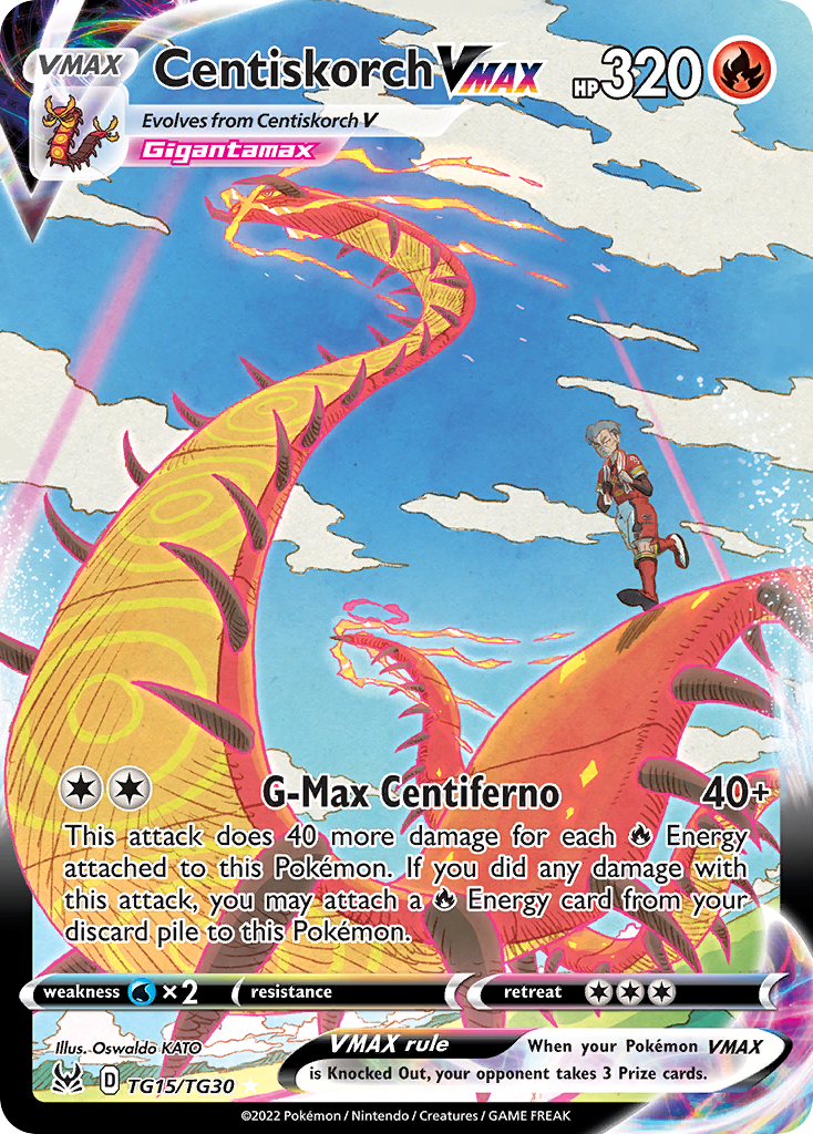 TG15/30 [LOR] Centiskorch VMAX - Rare Holo VMAX