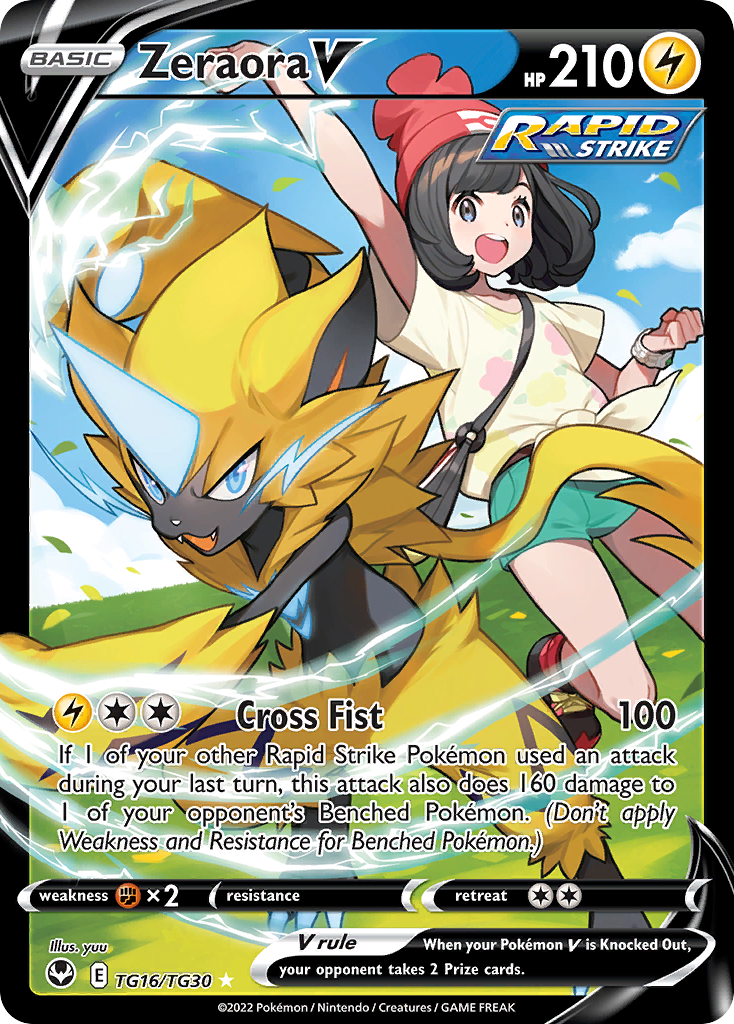 TG16/30 [SIT] Zeraora V - Rare Holo V