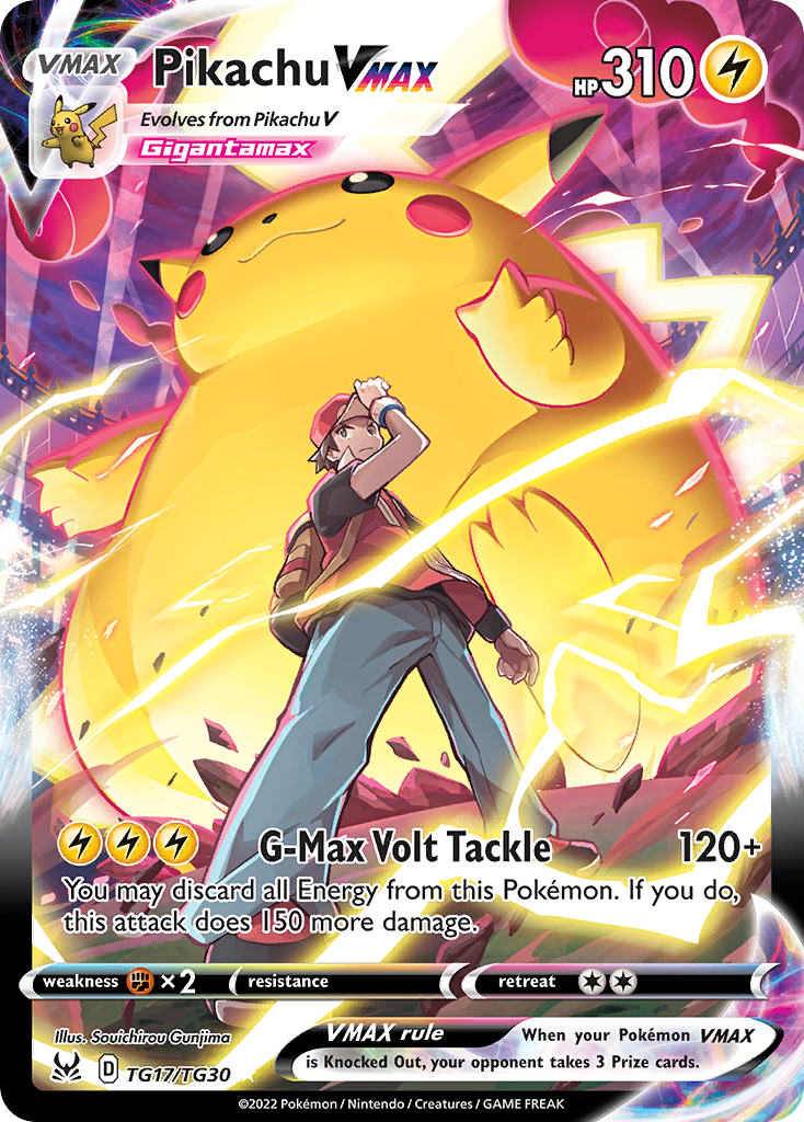 TG17/30 [LOR] Pikachu VMAX - Rare Holo VMAX