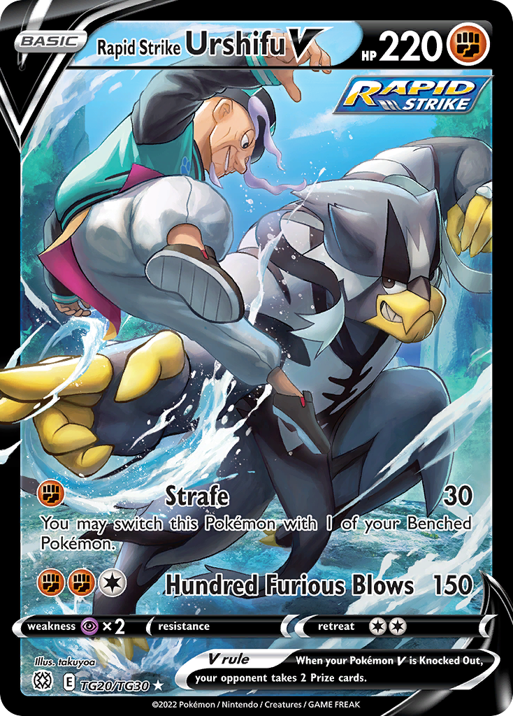 TG20/30 [BRS] Rapid Strike Urshifu V - Rare Holo V